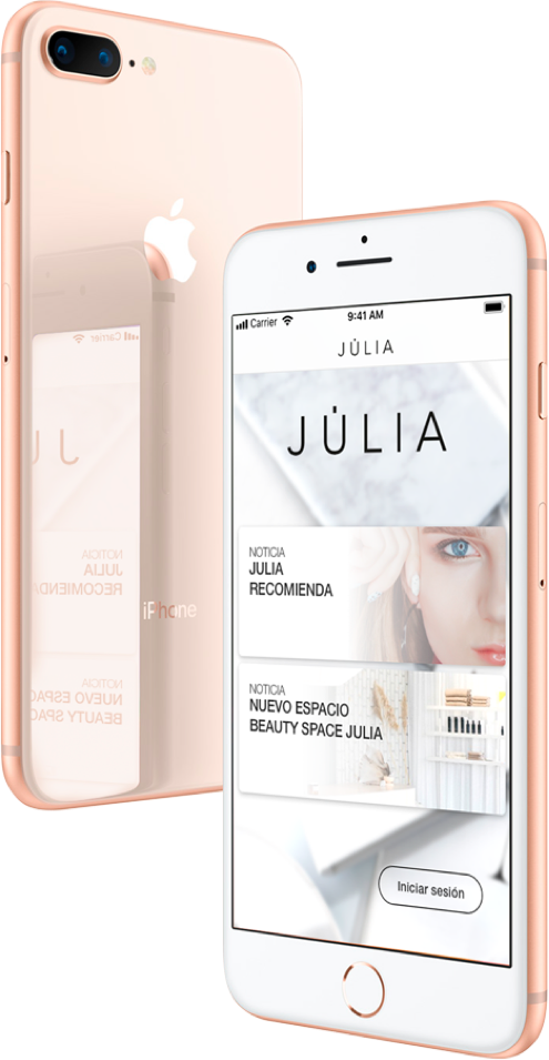 Servicios app Perfumerías Julia